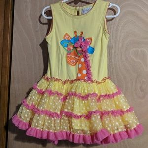 Little Girl's Giraffe Tutu Dress